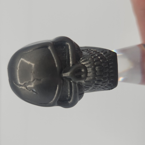 Solid skull large hole bead hematite? - Picture 1 of 5